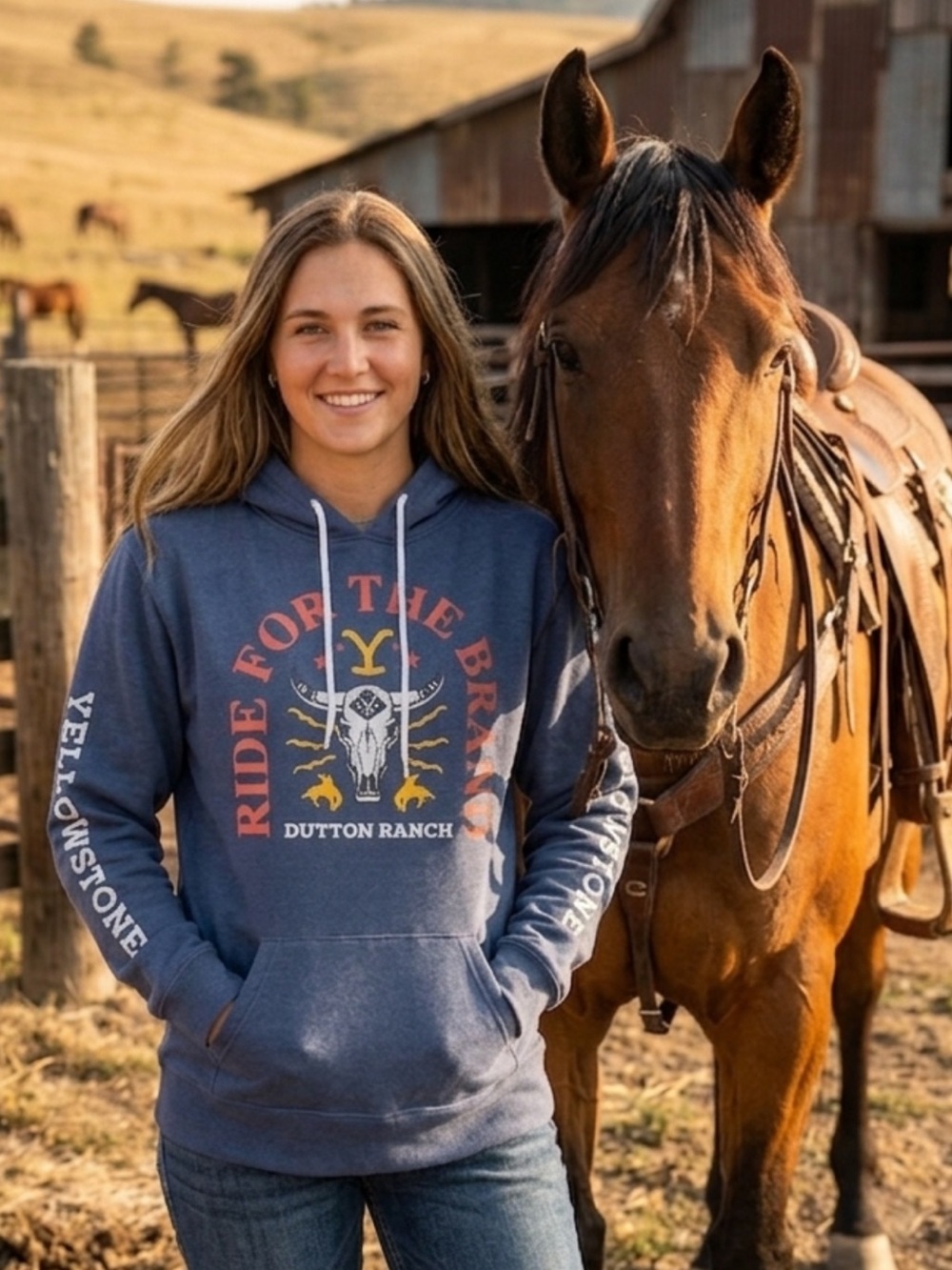 Yellowstone Dutton Ranch hoodie pullover NWT